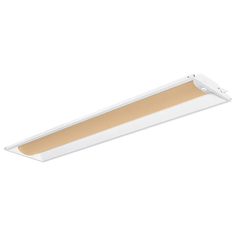 1 x 4 Foot Sensor Based LED Troffer, 3950 Lumen Max, Wattage and CCT Selectable, 120-277V