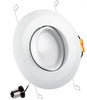 14W 5/6 Inch Gimbal LED Recessed Lighting Fixture 120W Equivalent, Energy Star, Adjustable Downlight, Dimmable, ETL Listed