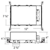 LEDQuant 2" Inch LED New Construction Recessed Housing Can with Driver for Ceiling Downlights Dimmable UL Listed Energy Star TP24 Connection IC Rated