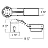 LEDQuant 2" Inch LED Remodel Recessed Housing Can with Driver for Ceiling Downlights, Dimmable, UL Listed, Energy Star, TP24 Connection, Non-IC Rated