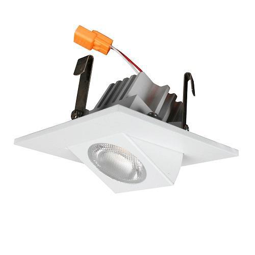 2-inch LED Gimbal Recessed Downlight in White, 4000K