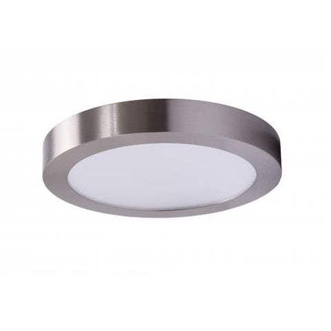 9" Round Flush Mount Thin Ceiling LED Disc Light, 18 Watt, 1100 Lumens, CCT Field Selectable Dimmable, Damp Location, ETL, Energy Star Listed