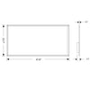 2x4 FT 55W 7000 Lm Flat LED Panel Light 0-10V Dimmable Back-Lit Fixture Rebate ETL & DLC Premium