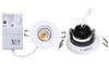 LED Gimbal 8W 3inch Recessed Dimmable Light Adjustable CCT (3K/4K/5K) Flat or Sloped Ceilings ETL