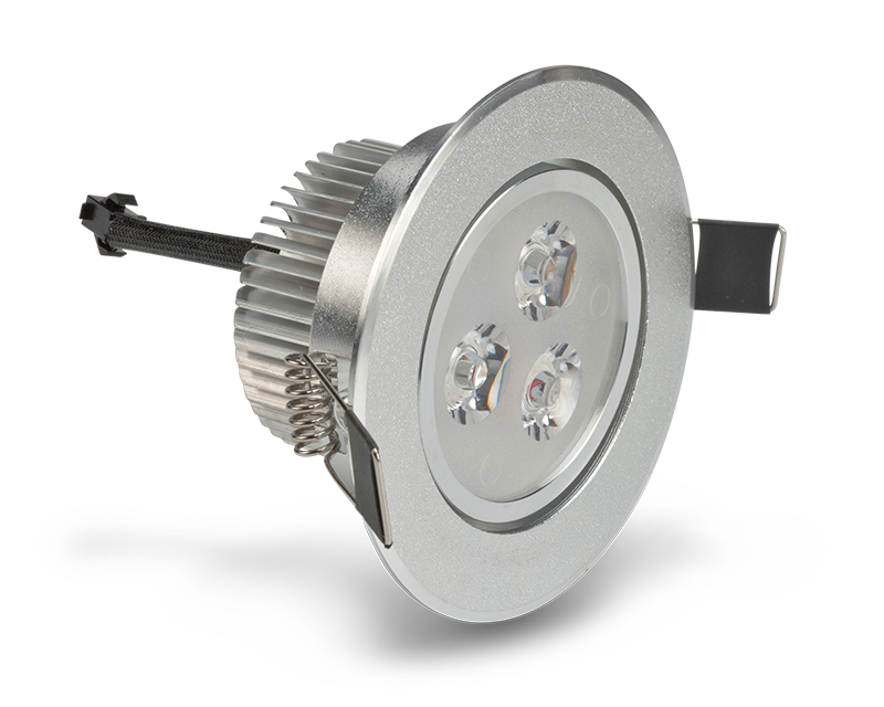 LEDQuant 3 Watt Dimmable Recessed LED Lighting Fixture, Recessed Downlight
