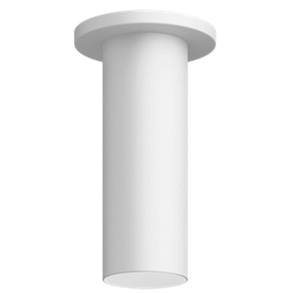 Visual Comfort Architectural ENCY3RS-L15927WW-UNV-AW ENTRA 3" 15W Wall Wash LED Cylinder – 2700K – 90 CRI – Surface Mount – Brushed Aluminum/White