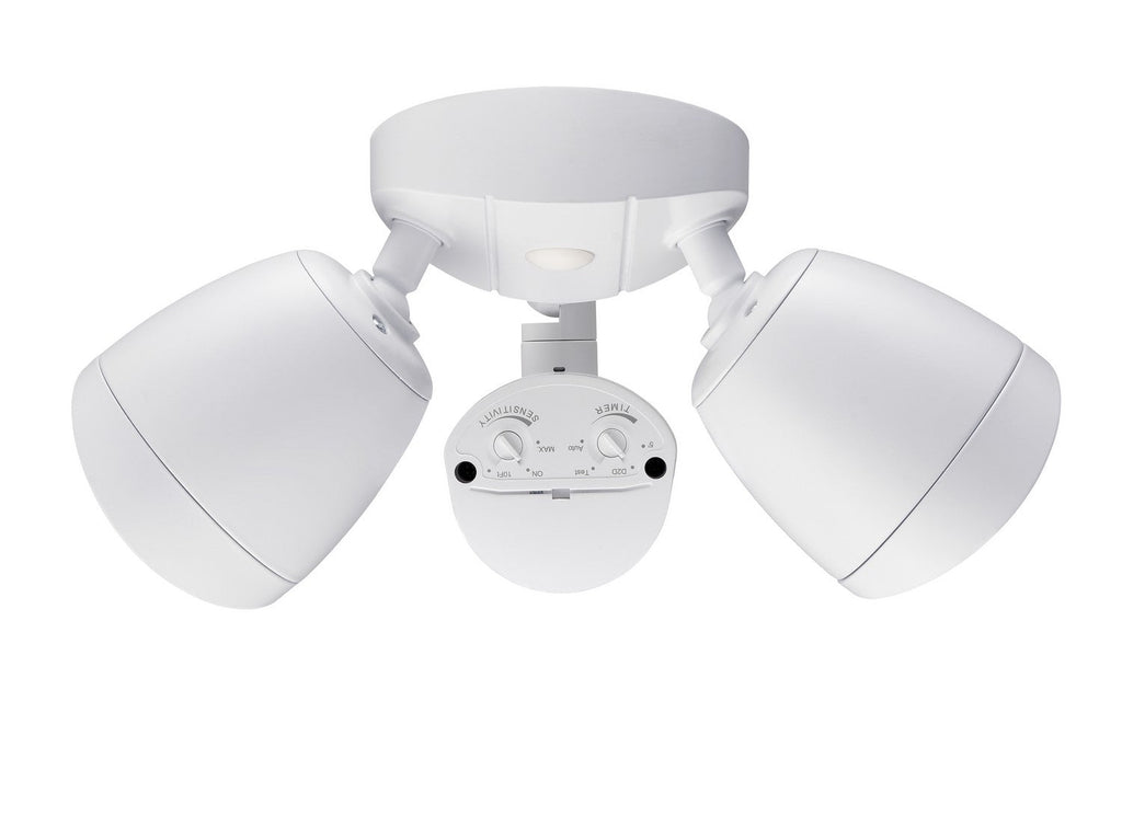 Millennium M-18002-MW LED Outdoor Security Flood Light, Powder Coated Matte White