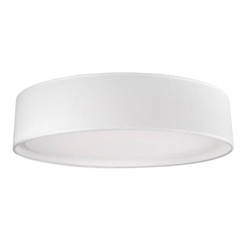 Kuzco Lighting FM7920-WH-5CCT Dalton 20 inch CCT LED Flush Mount in White with White Acrylic Diffuser, Multi-Color Temperature, Wattage 30W, Voltage 120V