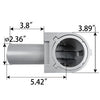 Round Post Top Adapter for Shoebox Lights and Cobra Head