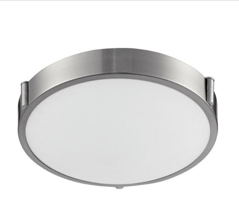 Kuzco Lighting 501102-LED Floyd Round Flush Mount Ceiling Light, White Opal Finish