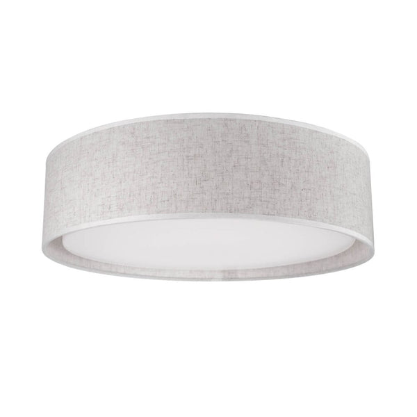 Kuzco Lighting FM7916-BE-5CCT Dalton 16 inch CCT LED Flush Mount in Beige with White Acrylic Diffuser, Multi-Color Temperature, Wattage 24W, Voltage 120V