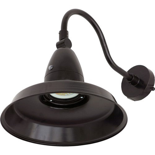 2PK 14" LED Driverless Gooseneck Floods, 4,824 Lumens, 35 Watt, CCT Selectable 3000K/4000K/5000K, Bronze Finish