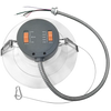 8 inch architectural LED recessed downlight, commercial grade, FCC Part 15 Class B