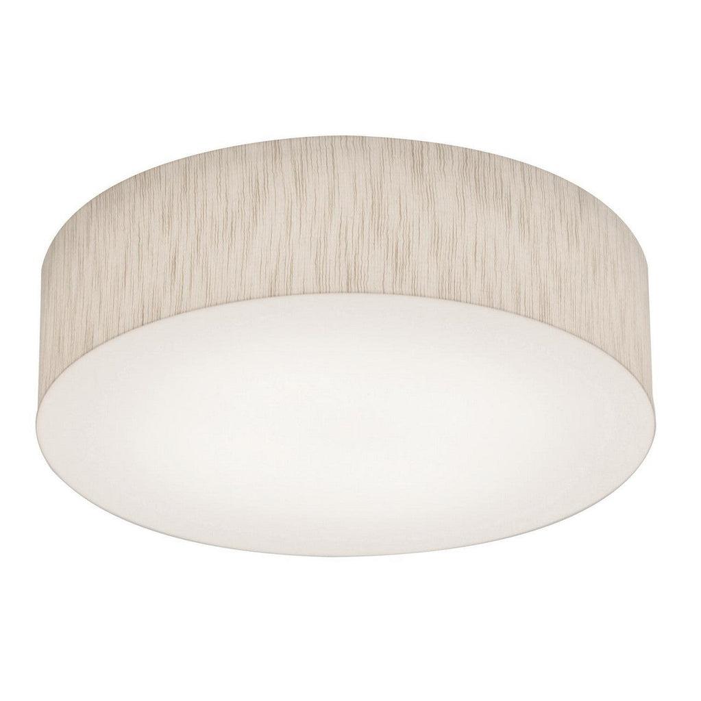 AFX Lighting ANF1524LAJUD-JT-MS Anton Flush Mount w/ Motion Sensor, 120V-277V, Selectable CCT, Jute Finish