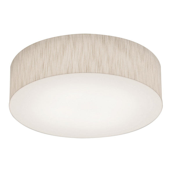 AFX Lighting ANF1524LAJUD-JT-MS Anton Flush Mount w/ Motion Sensor, 120V-277V, Selectable CCT, Jute Finish