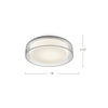 Aston 14-in Flush Mount