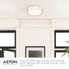 Aston 14-in Flush Mount