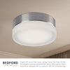 Bedford 11-in Flush Mount