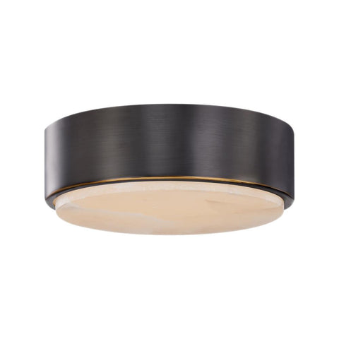 Alora Lighting FM325108UBAR-5CCT Blanco LED 7.88 inch Flush Mount Ceiling Light in Urban Bronze and Alabaster