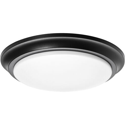 AFX Lighting BRNF12LAJD1BK Baron 1 Light 12 inch Black Flush Mount Ceiling Light