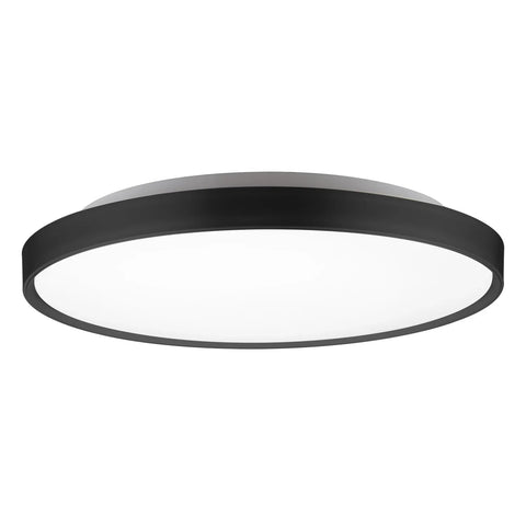 Kuzco Lighting FM43522-BK-5CCT Brunswick LED 21.13 inch Black Flush Mount Ceiling Light