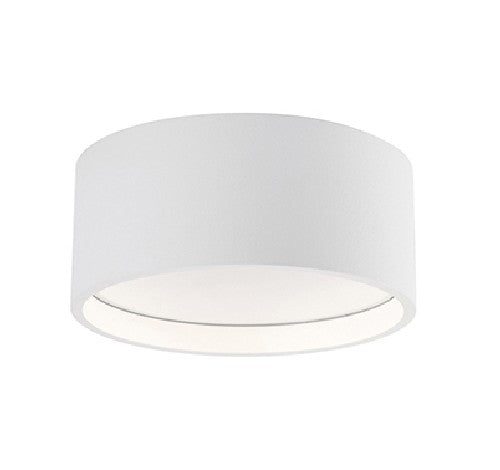 Kuzco Lighting EC18705-WH LED Trenton Outdoor LED Flush Mount Ceiling Light 120V White Finish