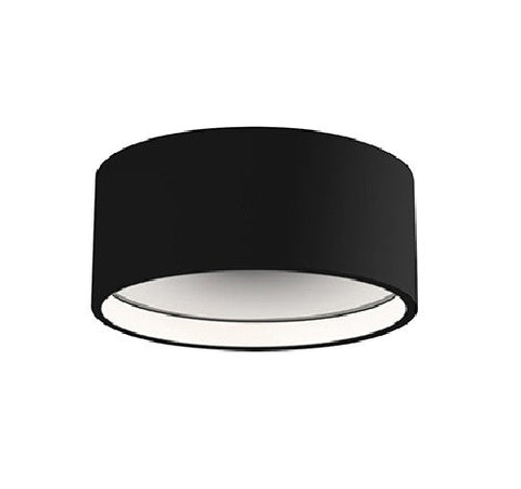 Kuzco Lighting EC18705-BK LED Trenton Outdoor Flush Mount Ceiling Light 120V Black Finish