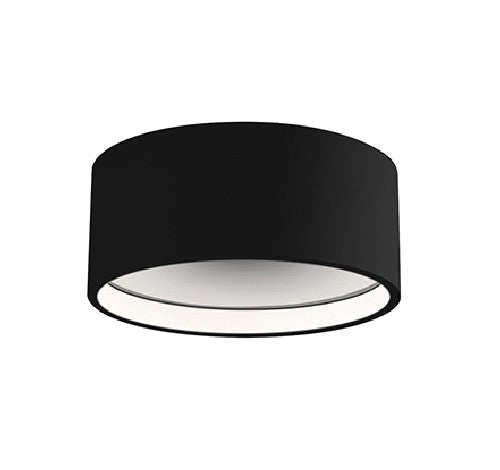 Kuzco Lighting EC18705-BK LED Trenton Outdoor Flush Mount Ceiling Light 120V Black Finish