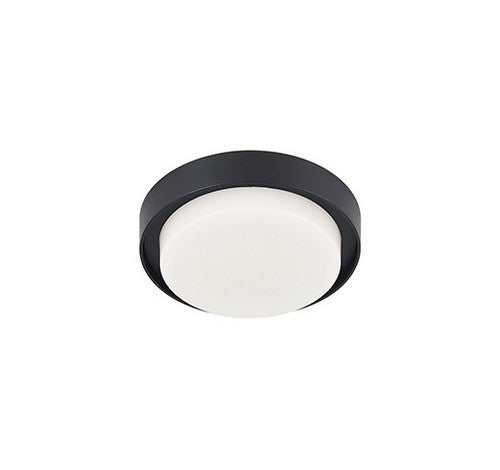 Kuzco Lighting EC44505-BK LED Outdoor Flush Mount Ceiling Light 120V Black Finish