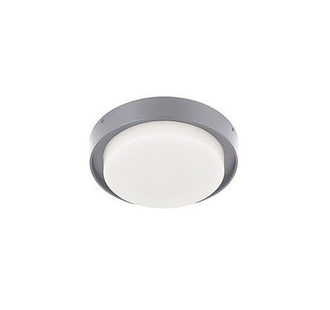 Kuzco Lighting EC44505-GY LED Outdoor Flush Mount Ceiling Light 120V Grey Finish