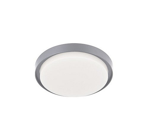 Kuzco Lighting EC44509-GY LED Outdoor Flush Mount Ceiling Light 120V Grey Finish