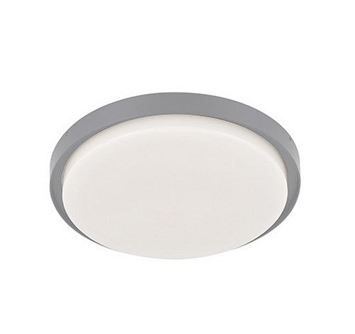 Kuzco Lighting EC44511-GY LED Outdoor Flush Mount Ceiling Light 120V Grey Finish