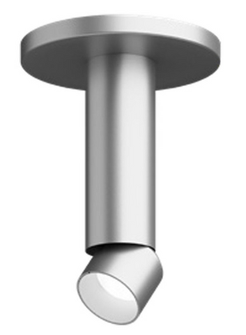 Visual Comfort Architectural ENCY2RS-L129304A-UNV-WA 2" 12W Adjustable LED Cylinder, Surface Mount, Reflector Finish/Cylinder Finish: White/Brushed Aluminium, Color Temperature: 3000K, Beam Spread: 40°