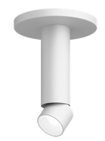 Visual Comfort Architectural ENCY2RS-L129274A-UNV-WW 2" 12W Adjustable LED Cylinder, Surface Mount, Reflector Finish/Cylinder Finish: White/White, Color Temperature: 2700K, Beam Spread: 40°