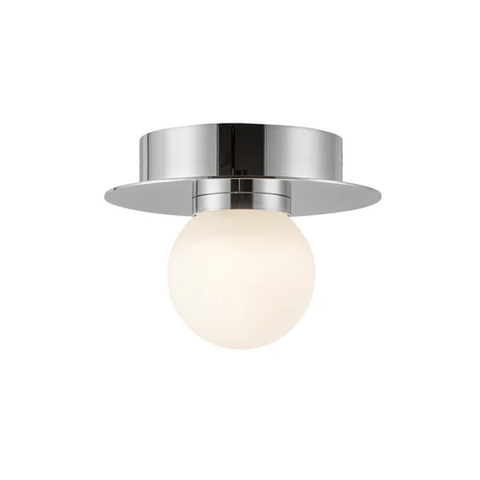 Kuzco Lighting FM15506-CH-UNV Elixir LED 6 inch Flush Mount Ceiling Light Chrome Finish