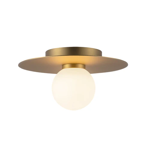 Kuzco Lighting FM15510-BG-UNV Elixir LED 9.88 inch Flush Mount Ceiling Light Brushed Gold Finish