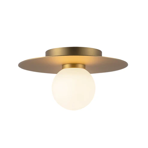 Kuzco Lighting FM15510-BG-UNV Elixir LED 9.88 inch Flush Mount Ceiling Light Brushed Gold Finish
