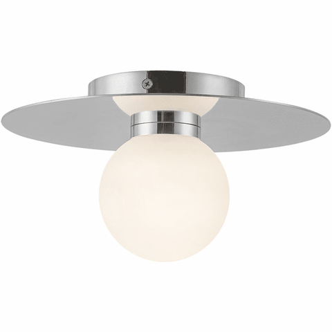 Kuzco Lighting FM15510-CH-UNV Elixir LED 9.88 inch Flush Mount Ceiling Light Chrome Finish