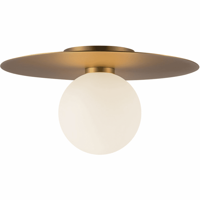 Kuzco Lighting FM15514-BG-UNV Elixir LED 14.13 inch Flush Mount Ceiling Light Brushed Gold Finish