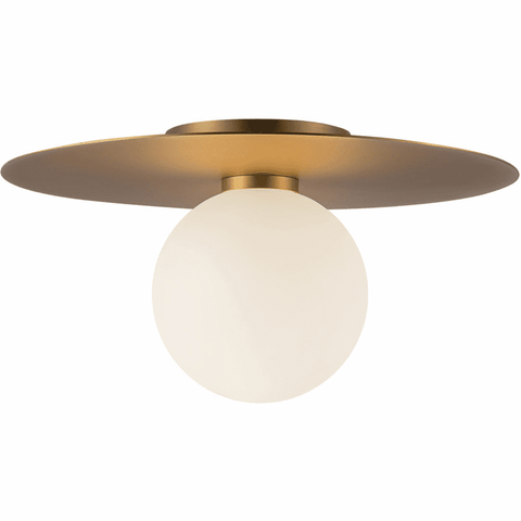 Kuzco Lighting FM15514-BG-UNV Elixir LED 14.13 inch Flush Mount Ceiling Light Brushed Gold Finish