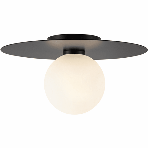 Kuzco Lighting FM15514-BK-UNV Elixir LED 14.13 inch Flush Mount Ceiling Light Black Finish