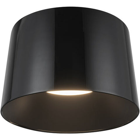 Kuzco Lighting FM16512-JB-3WCCT-UNV Etta LED 13.88 inch Flush Mount Ceiling Light Jet Black Finish