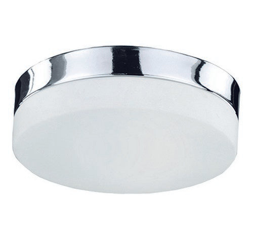 Kuzco Lighting FM2011-CH LED Lomita Round Flush Mount Ceiling Light 120V Chrome Finish