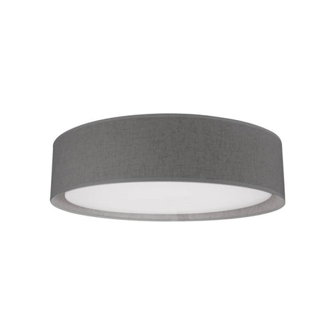 Kuzco Lighting FM7916-GY-5CCT Dalton 16 inch CCT LED Flush Mount in Gray with White Acrylic Diffuser, Multi-Color Temperature, Wattage 24W, Voltage 120V