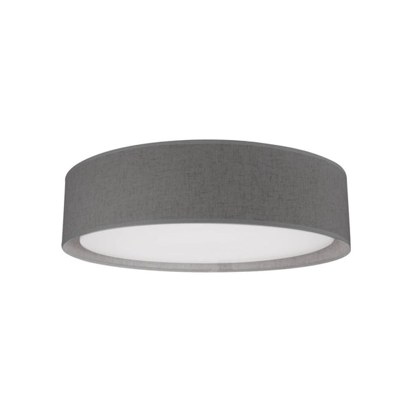 Kuzco Lighting FM7916-GY-5CCT Dalton 16 inch CCT LED Flush Mount in Gray with White Acrylic Diffuser, Multi-Color Temperature, Wattage 24W, Voltage 120V