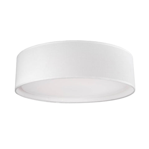 Kuzco Lighting FM7916-WH-5CCT Dalton 16 inch CCT LED Flush Mount in White with White Acrylic Diffuser, Multi-Color Temperature, Wattage 24W, Voltage 120V