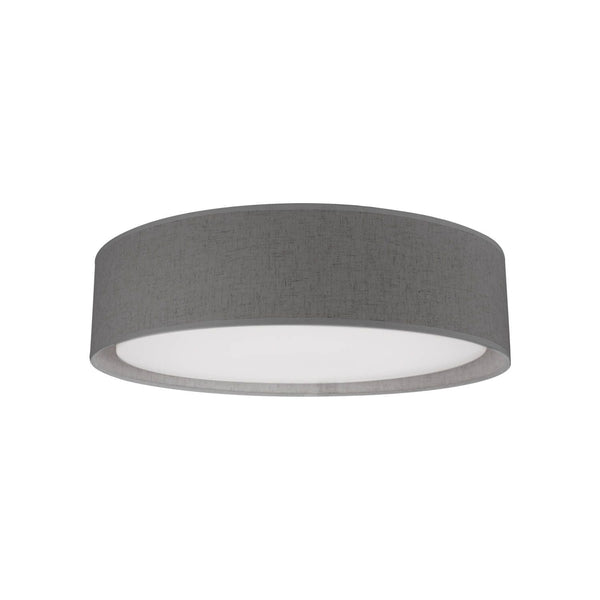 Kuzco Lighting FM7920-GY-5CCT Dalton 20 inch CCT LED Flush Mount in Gray with White Acrylic Diffuser, Multi-Color Temperature, Wattage 24W, Voltage 120V