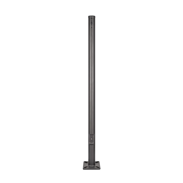 20 Foot Steel 4.5 Inch Round Light Pole Black Housing