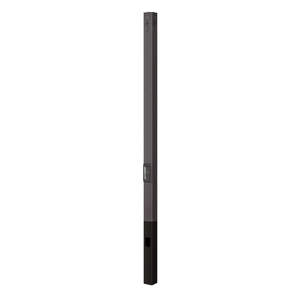 20ft  4*4 inch Square Steel Light Pole 11 Gauge | 20ft direct burial pole