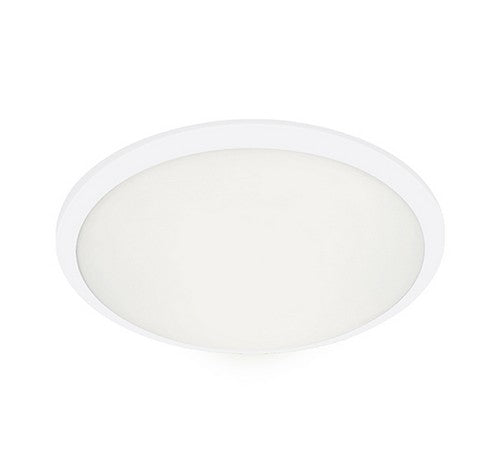 Kuzco Lighting FM1515-WH LED Malta Round Indoor Ceiling Lights 120V White Finish